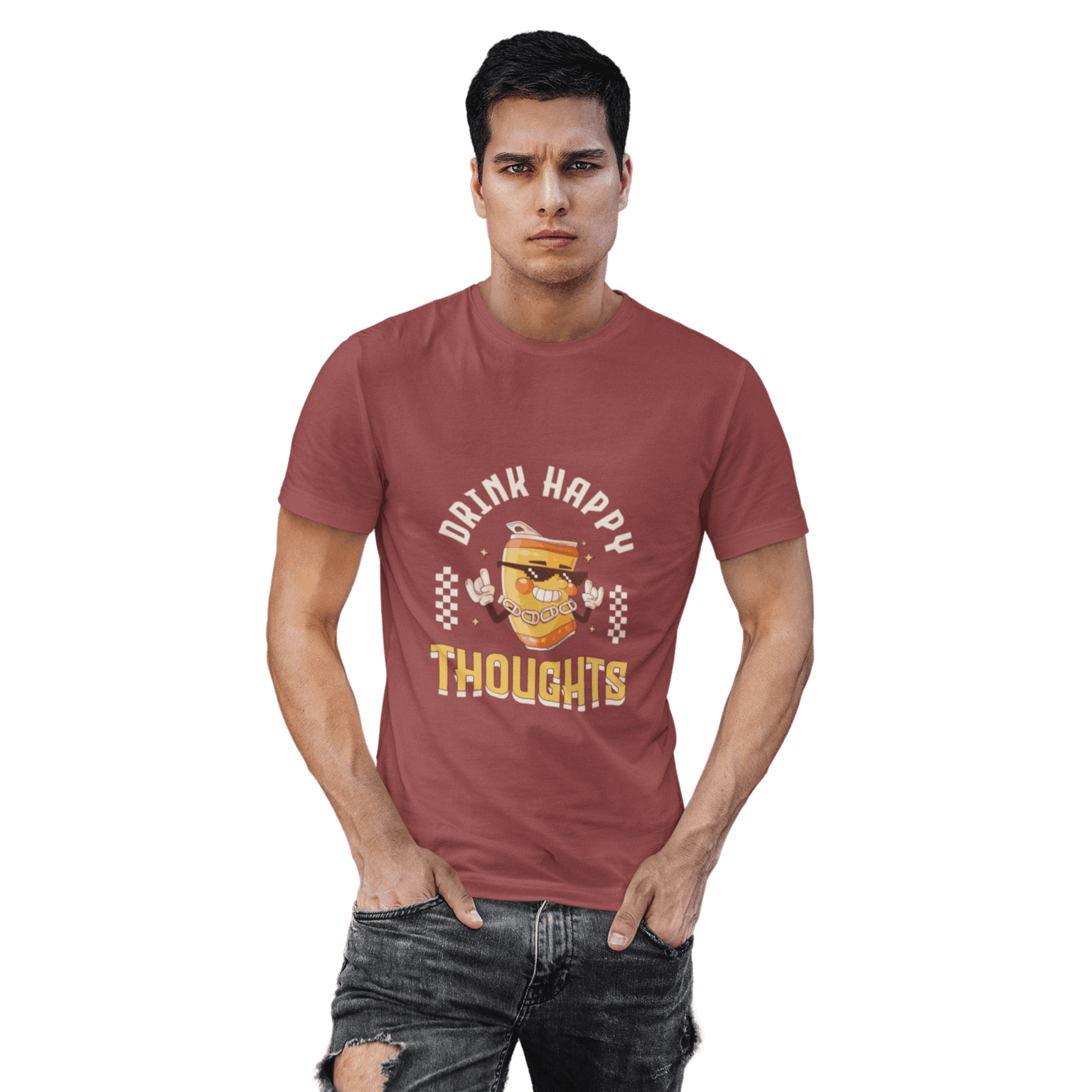 Drink happy thoughts